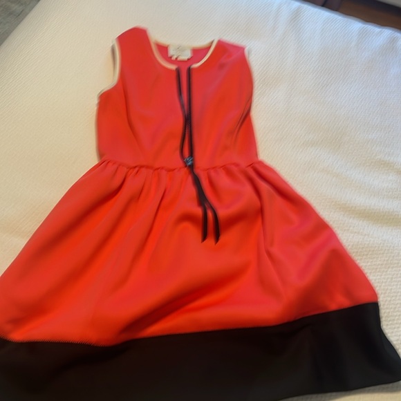 Coral pink Kate spade scuba dress - Picture 4 of 9